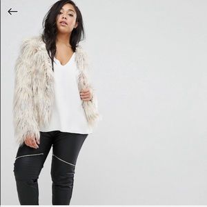 ASOS Faux Fur Yeti Coat